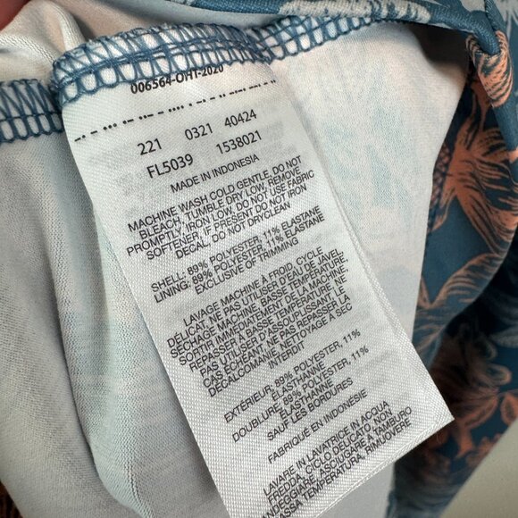 Columbia PFG Womens XL sundress hawaiian tropical print sleeveless - Picture 8 of 8